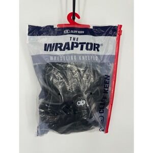 New Cliff Keen The Wraptor Wrestling Headgear Unisex Black Face Protection